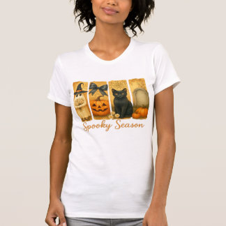 Camiseta Halloween Vintage Temporada Assustadora, fantasma