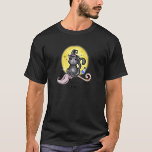 Camiseta Halloween Voa Longe Comigo Gato Negro Da Lua