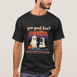 Camiseta Halloween Você Está Bem, Boo_ Suicídio Prevenção M