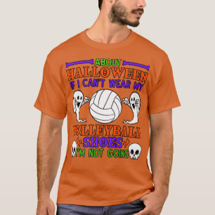 Camiseta Halloween Volleyball Shoes Pumpkin Jackolantern Gh