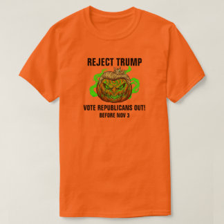 CAMISETA HALLOWEEN! VOTE REPUBLICANOS FORA