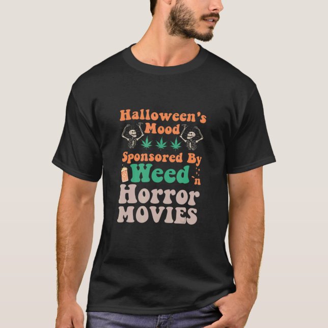 Camiseta Halloween Weed  Halloweed 2021 Stoner (Frente)