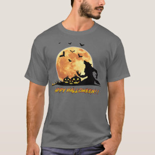 Camiseta Halloween Werewolf Moon Nino Ts Tirt