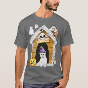 Camiseta Halloween West Highland Terrier Dog Witch Assombra