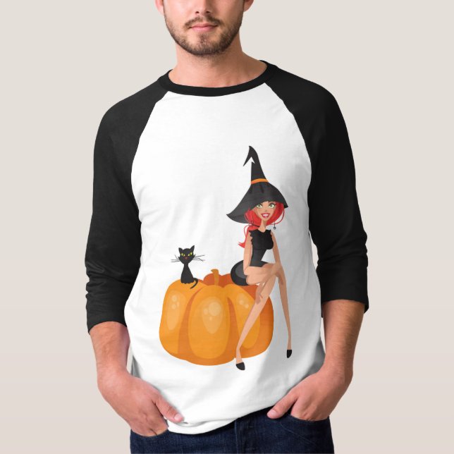 CAMISETA HALLOWEEN WITCH (Frente)