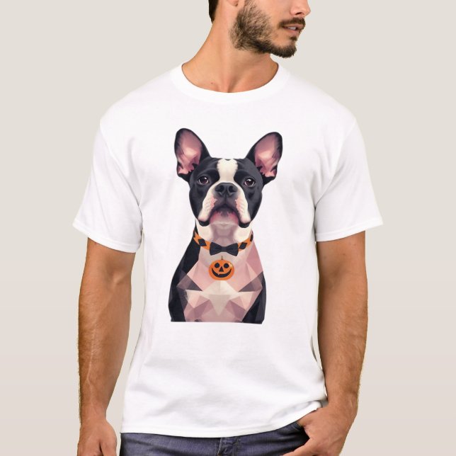 Camiseta Halloween witch dog Classic T-Shirt (Frente)