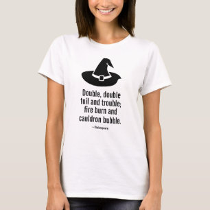 Camiseta Halloween Witch Hat Engraçado T-Shirt