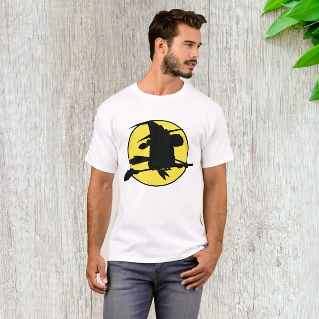 Camiseta Halloween Witch Silhouette (Criador carregado)