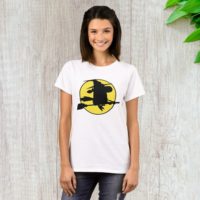 Camiseta Halloween Witch Silhouette (Criador carregado)