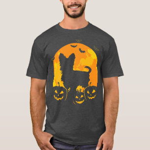 Camiseta Halloween Yorkshire Terrier Jack O Lantern Dog Pum