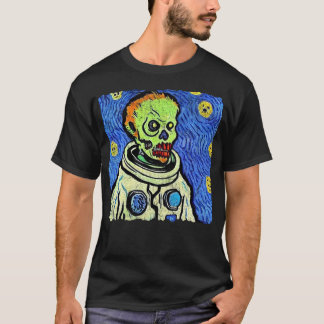 Camiseta Halloween Zombie Astronaut