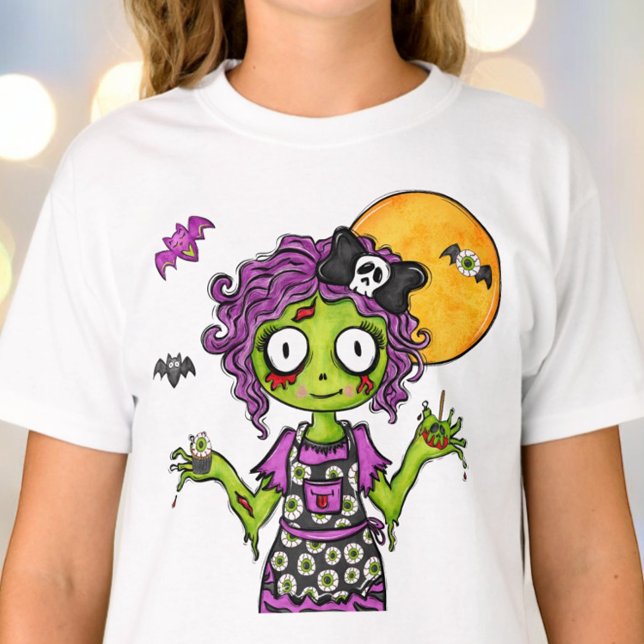 Camiseta Halloween Zombie Cook (Criador carregado)