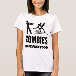 Camiseta Halloween Zombies Odeia Comidas Rápidas Joggers En