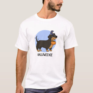 Camiseta Halloweenie Funny Sausy Cão Pun