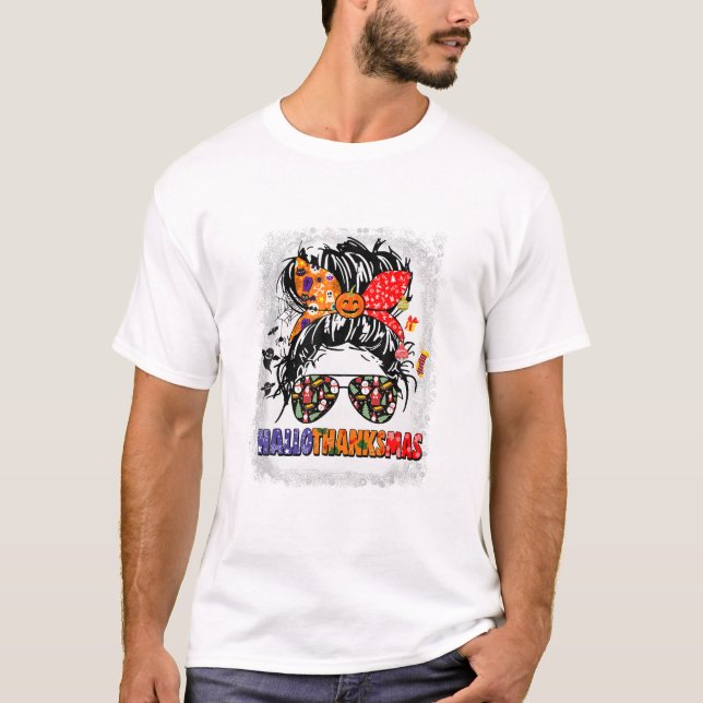 Camiseta HallowThanksMas Christmas (Frente)