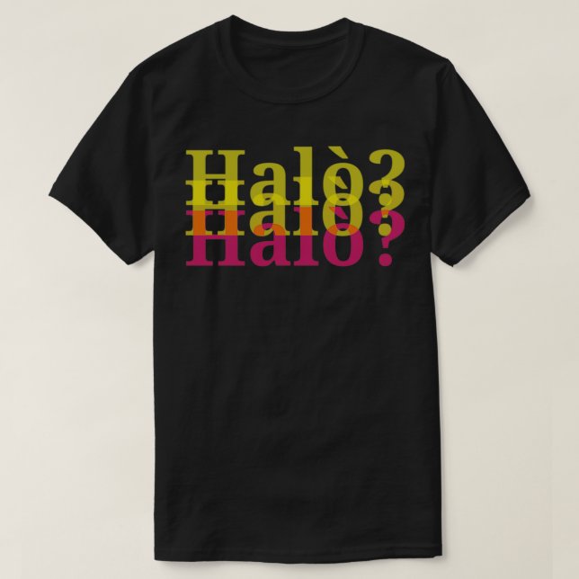 Camiseta Halo (Frente do Design)