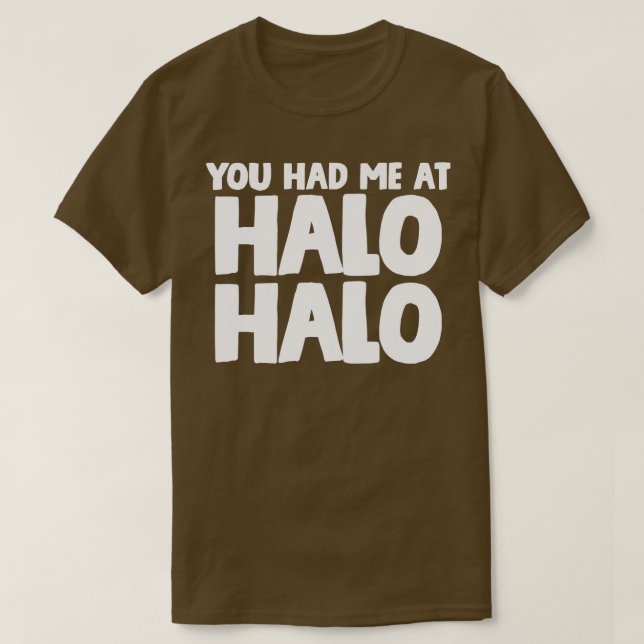 Camiseta Halo Halo Filipino Comida Filipinas (Frente do Design)