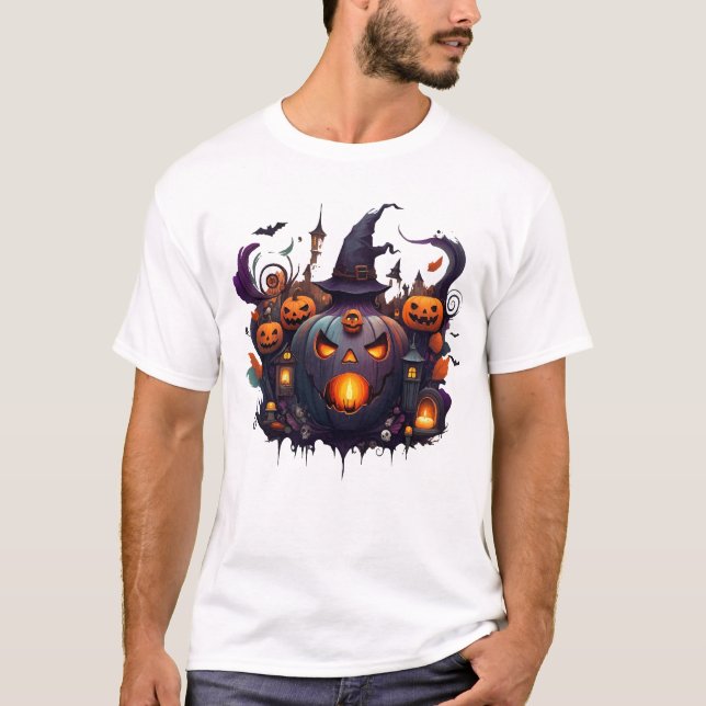 CAMISETA HALOWEEN BASIC TEE (Frente)