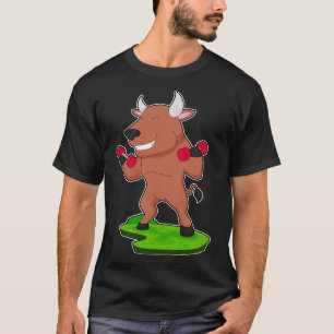 Camiseta Halteres de musculação Bull