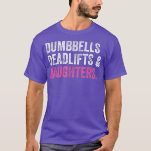 Camiseta Halteres Levantamento Terra Filhas Engraçado Acade
