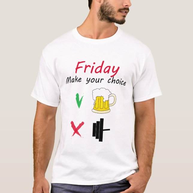 Camiseta Halteres vs cerveja (Frente)
