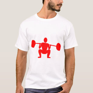 Camiseta Halterofilista 01 - Vermelho