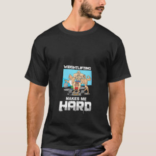 Camiseta Halterofilista Feminina Fã de Academia Fisiculturi