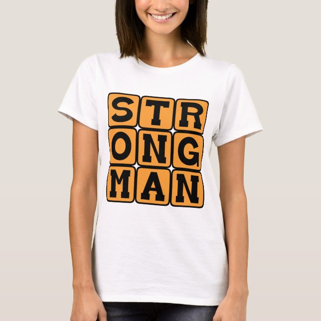 Camiseta Halterofilista, Fisiculturista (Frente)
