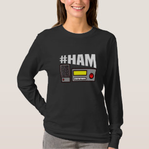 Camiseta Ham Motif Para Operadores De Rádio Amateur