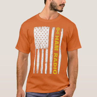 Camiseta Ham Radio Amateur Operator Vintage Patriotic