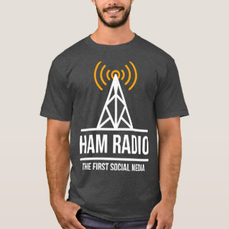 Camiseta Ham Radio As Primeiras Mídias Sociais (1)