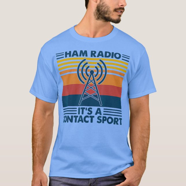 Camiseta Ham Radio É Uma Vintagem De Contato (Frente)