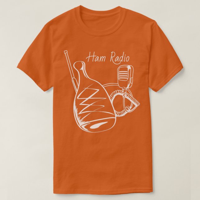Camiseta Ham Radio Funny Amateur Radio Gift (Frente do Design)
