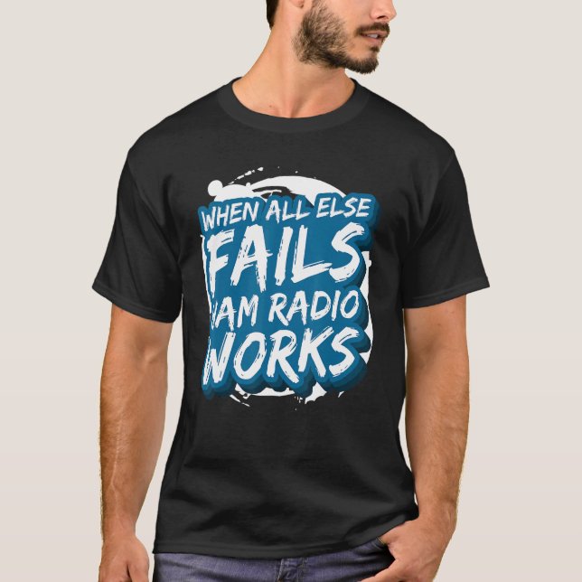 Camiseta Ham Radio Operator Administrator Nerd Amateur Rad (Frente)