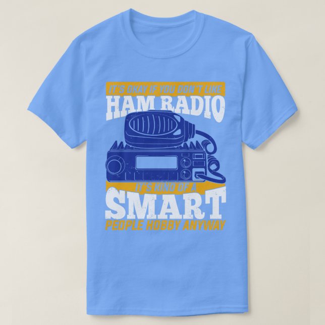 Camiseta Ham Radio Operator Amateur Hams Gift (1) (Frente do Design)