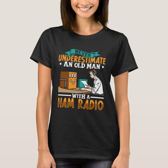Camiseta Ham Radio Radio Operator Amateur Radio Signal (Frente)