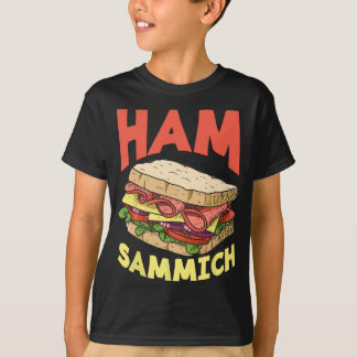 Camiseta Ham Sammich Ham Sandwich Sobre Sanduíche Funny