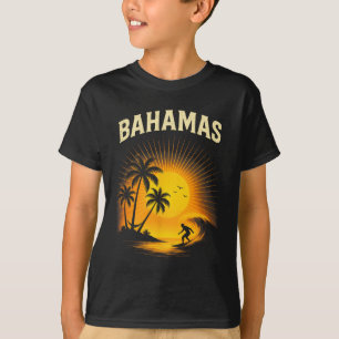 Camiseta Hamas - Férias Familiares de Surfe Retrô