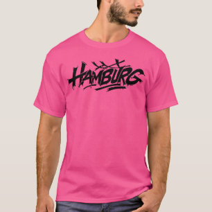 Camiseta Hamburg City Grafite Street Art Handstyle Alemanha
