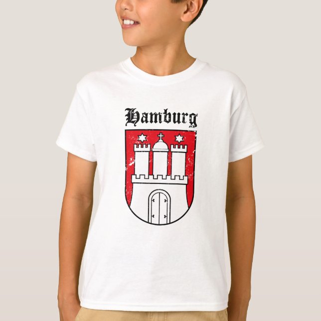 Camiseta Hamburg Wappen (Frente)