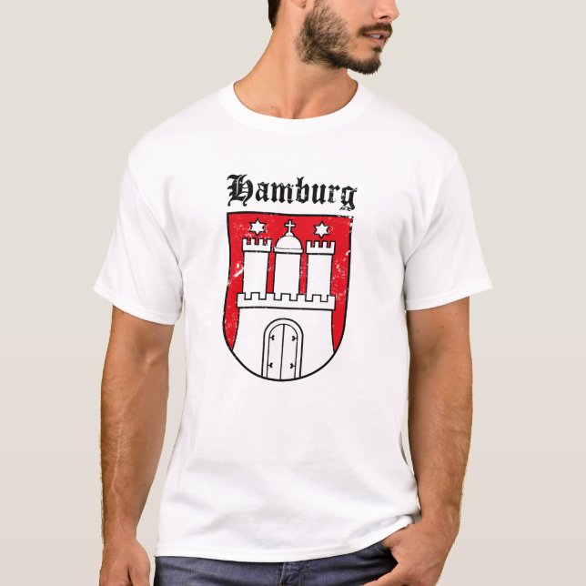 Camiseta Hamburg Wappen (Frente)