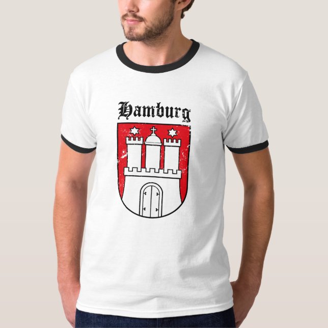 Camiseta Hamburg Wappen (Frente)