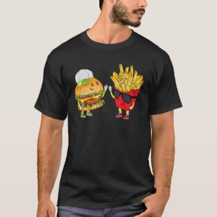 Camiseta Hamburger Batata Frita High Five Combo Lanche Dive