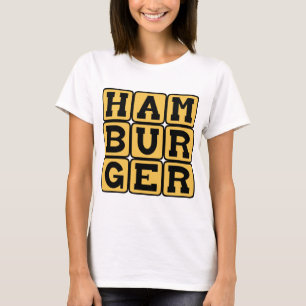 Camiseta Hamburger, Bife de Carne Moída