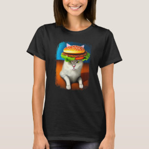 Camiseta Hamburger Cat Catburger Burger Purr Meow Cat 4