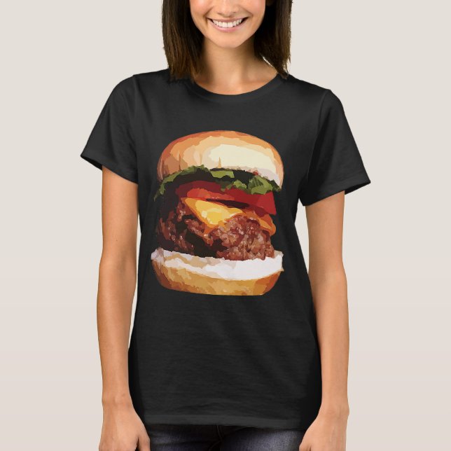 Camiseta Hamburger Cheeseburger (Frente)