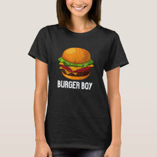 Camiseta Hamburger Cheeseburger Burger Boy Veganos
