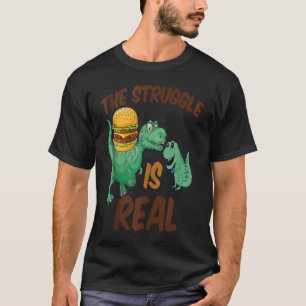 Camiseta Hamburger Cheeseburger comida rápida Bambão T