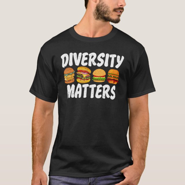 Camiseta Hamburger Cheeseburger Diversidade Importa Fas Div (Frente)