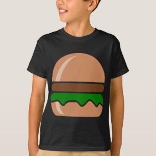 Camiseta Hamburger comida rápida um sanduíche